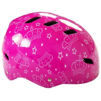 Volare Kinderfietsen Volare Kinder Fietshelm Skatehelm Roze S - 55 - 57 cm - Showroom Model