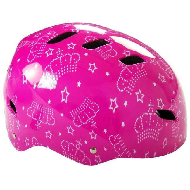 Volare Kinder Fietshelm Skatehelm Roze S - 55 - 57 cm - Showroom Model