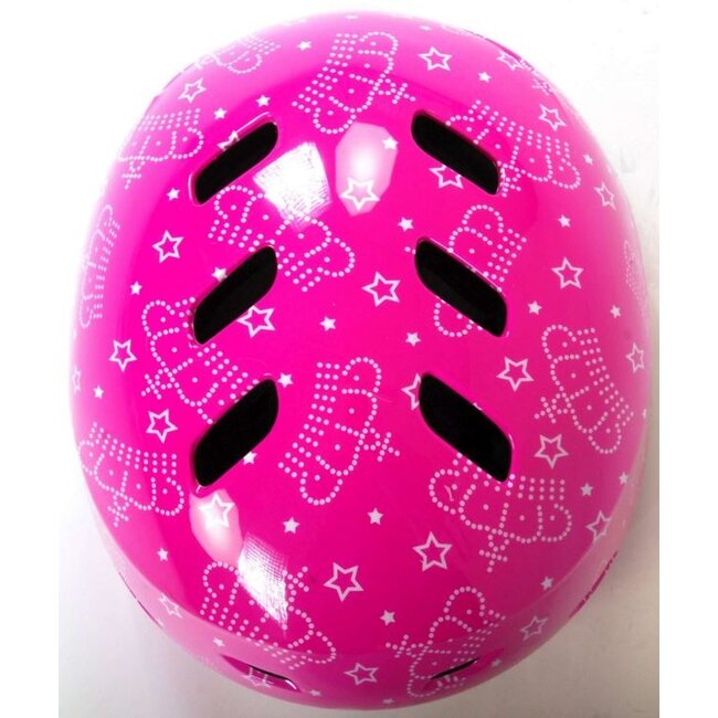 Volare Kinder Fietshelm Skatehelm Roze S - 55 - 57 cm - Showroom Model