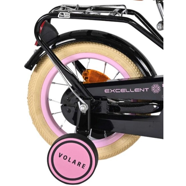 Volare Meisjesfiets 12 Inch Excellent Zwart 51224