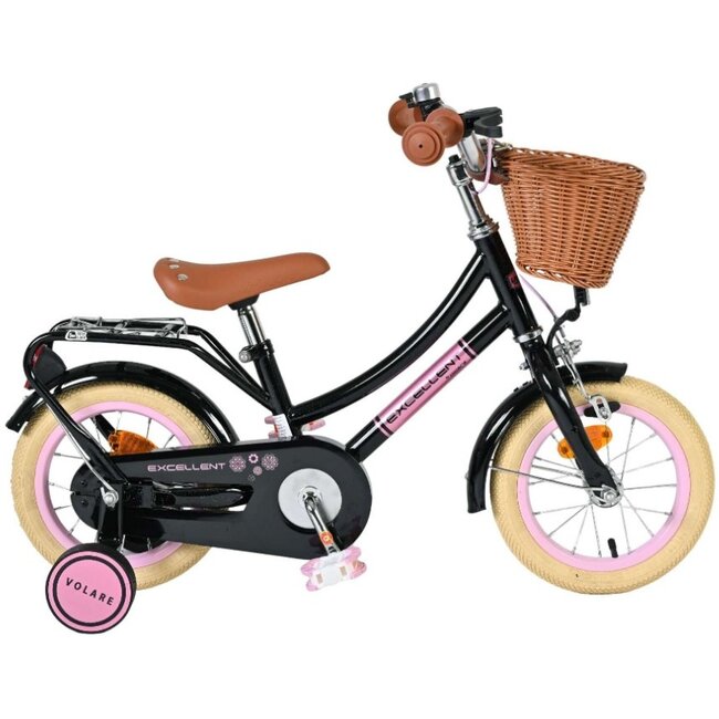 Volare Meisjesfiets 12 Inch Excellent Zwart 51224