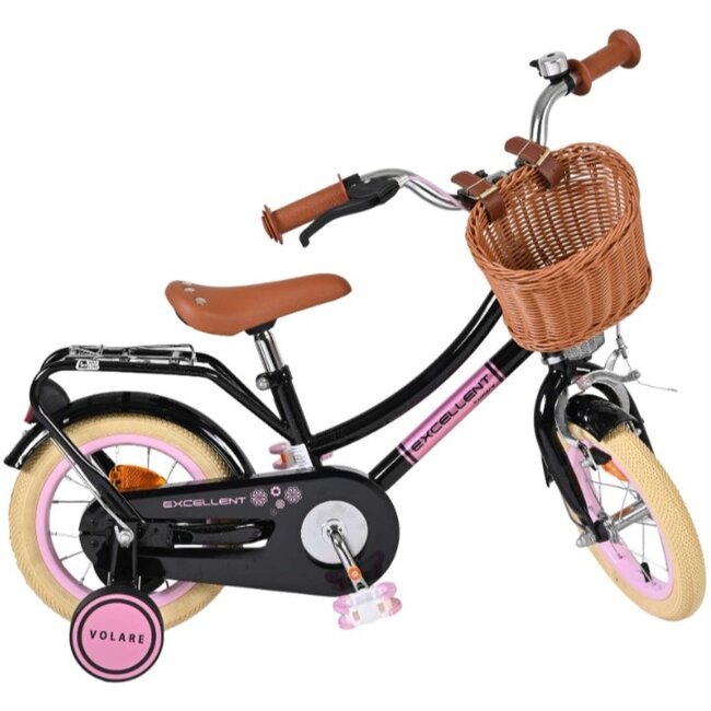 Volare Meisjesfiets 12 Inch Excellent Zwart 51224