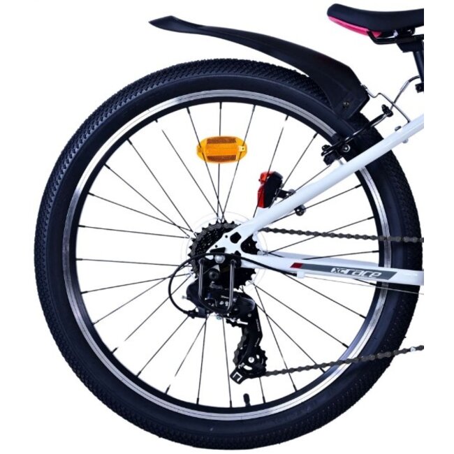 Volare Meisjes MTB 24 Inch 21V XC Race Roze - Showroom Model