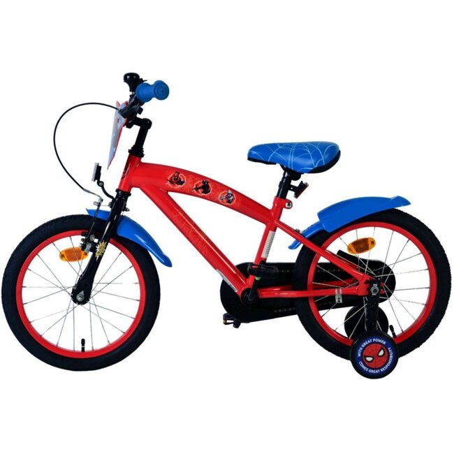 Spiderman  Jongensfiets 16 Inch Rood 20582