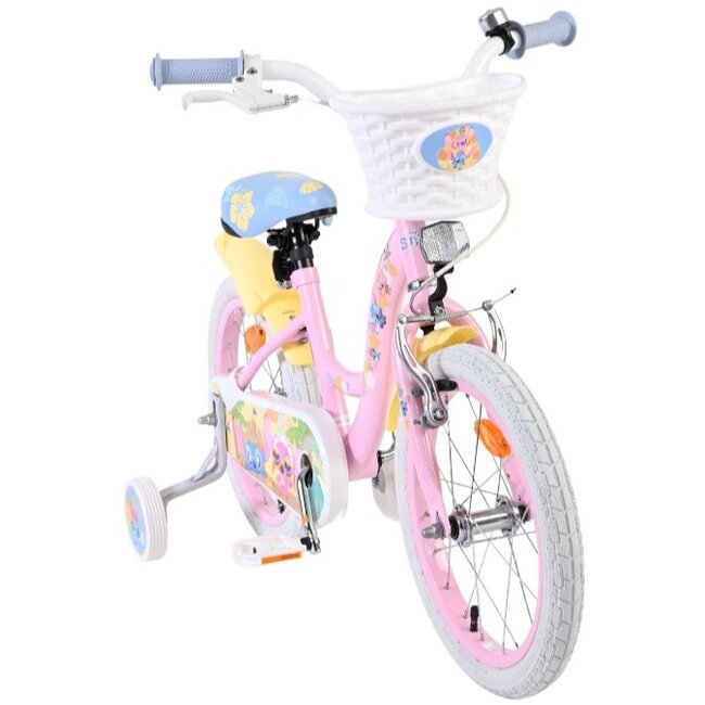 Disney Stitch Meisjesfiets 16 Inch Roze 20608