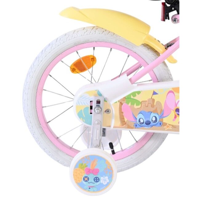 Disney Stitch Meisjesfiets 16 Inch Roze 20608