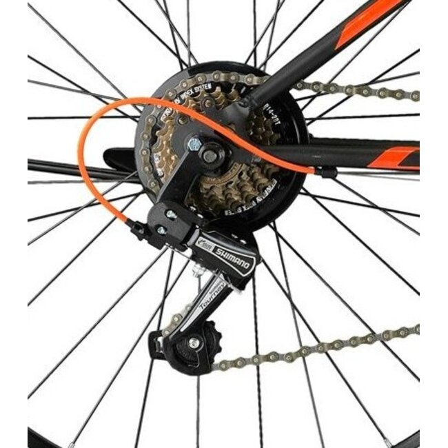 Jongens Mountainbike 24 Inch Geroni Magnum Oranje