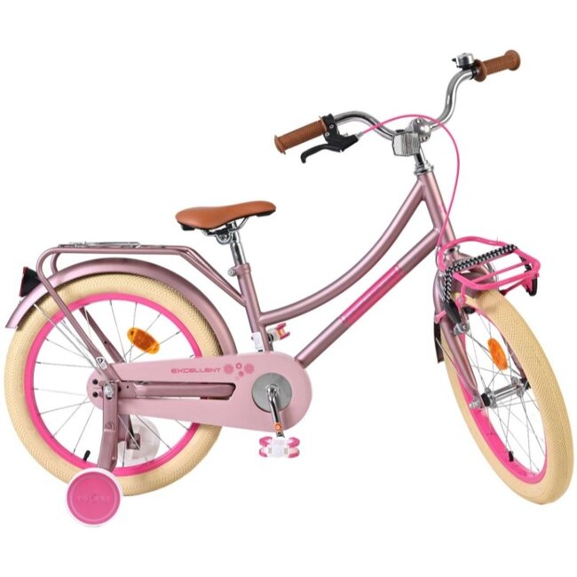 Volare Meisjesfiets 18 Inch Excellent Mat Roze 51814