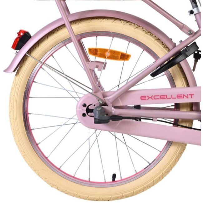 Meisjesfiets 20 Inch Volare Excellent 3V Nexus Mat Roze 22147
