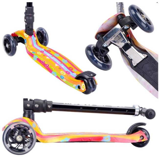 Boldcube Big Driewiel Step Flower Power