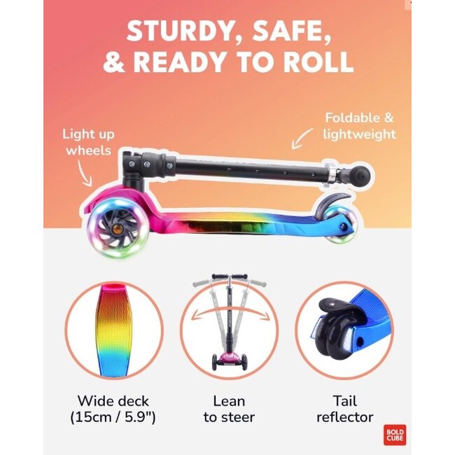 Boldcube Big Driewiel Step Candy Floss