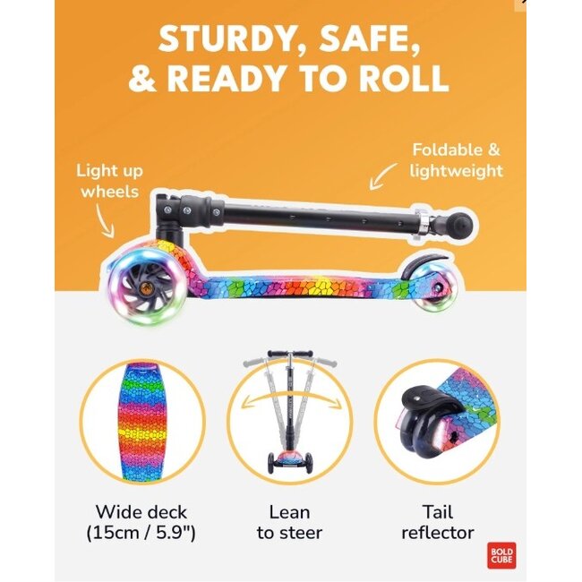 Driewiel Step Boldcube Big Crystal Rubix