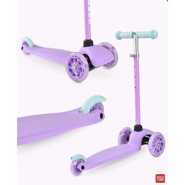 Driewiel Step Boldcube Teeny  Lila