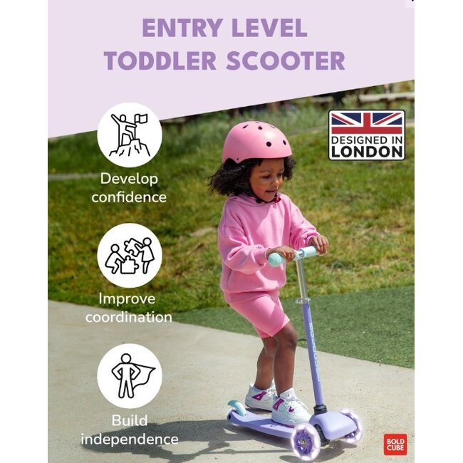 Boldcube Teeny Driewiel Step Lila
