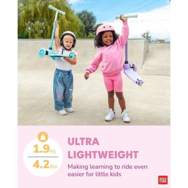 Boldcube Teeny Driewiel Step Roze