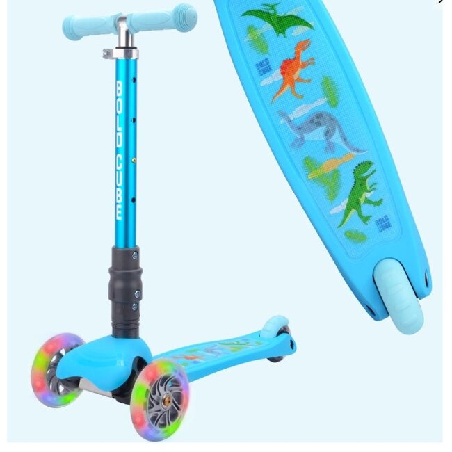 Driewiel Step Boldcube Teeny Fold Dinosaurus Blauw