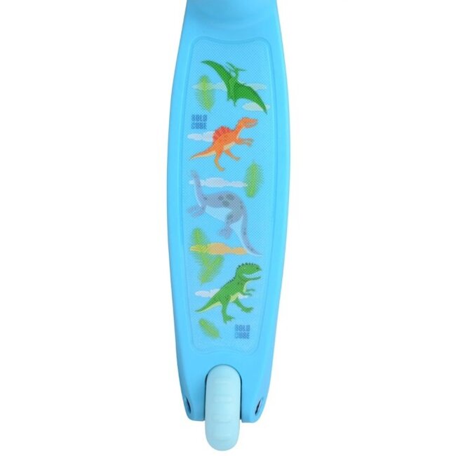 Boldcube Teeny Fold Driewiel Step Dinosaurus Blauw