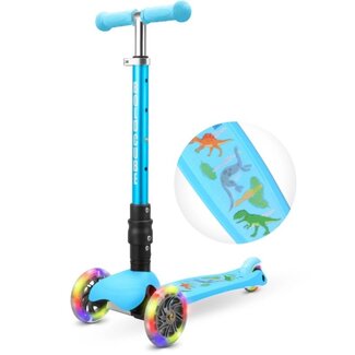 Boldcube Kindersteps Boldcube Teeny Fold Driewiel Step Dinosaurus Blauw