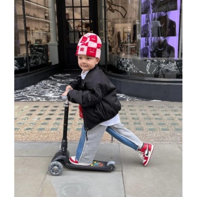 Driewiel Step Boldcube Teeny Fold Raket Zwart