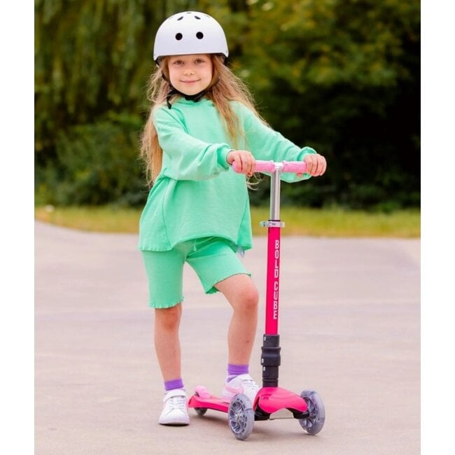 Boldcube Teeny Fold Driewiel Step Zeemeermin Roze