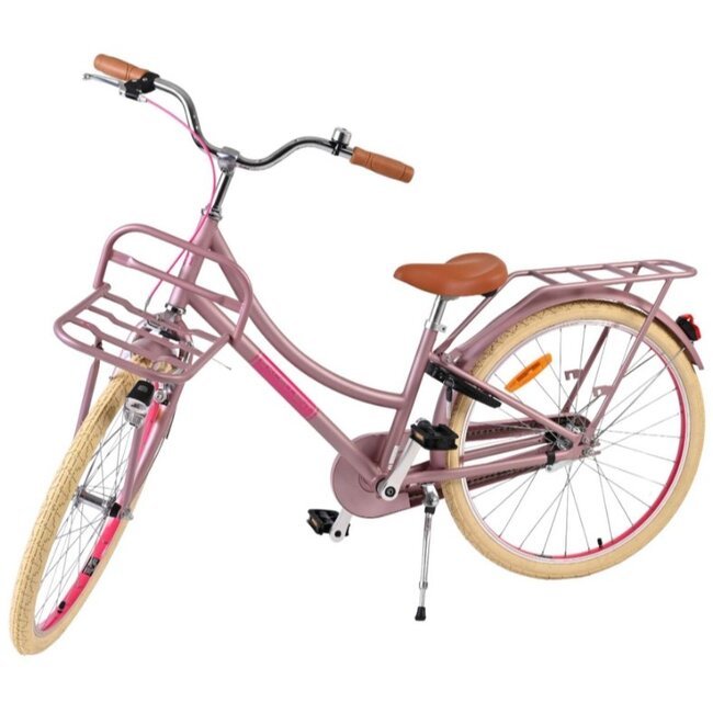 Volare Meisjesfiets 24 Inch Excellent Mat Roze 24142 - Terugtraprem