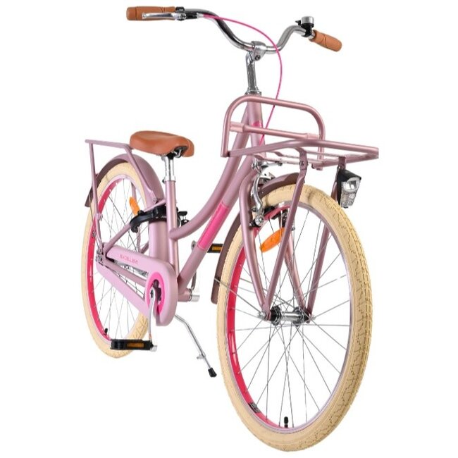Volare Meisjesfiets 24 Inch Excellent Mat Roze 24142 - Terugtraprem
