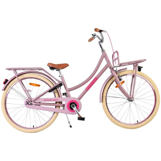 Volare Meisjesfiets 24 Inch Excellent Mat Roze 24142 - Terugtraprem