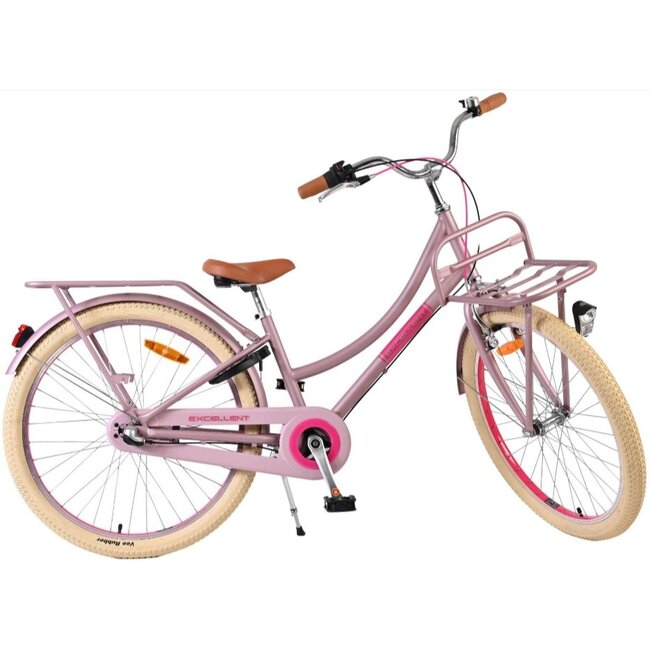 Volare Meisjesfiets 24 Inch Excellent 3V Mat Roze 24143