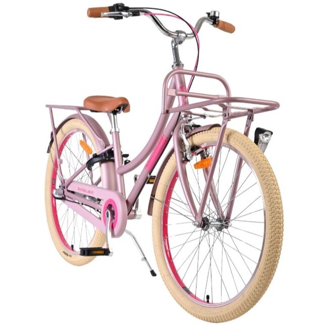 Volare Meisjesfiets 24 Inch Excellent 3V Mat Roze 24143