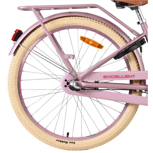 Volare Meisjesfiets 24 Inch Excellent 3V Mat Roze 24143