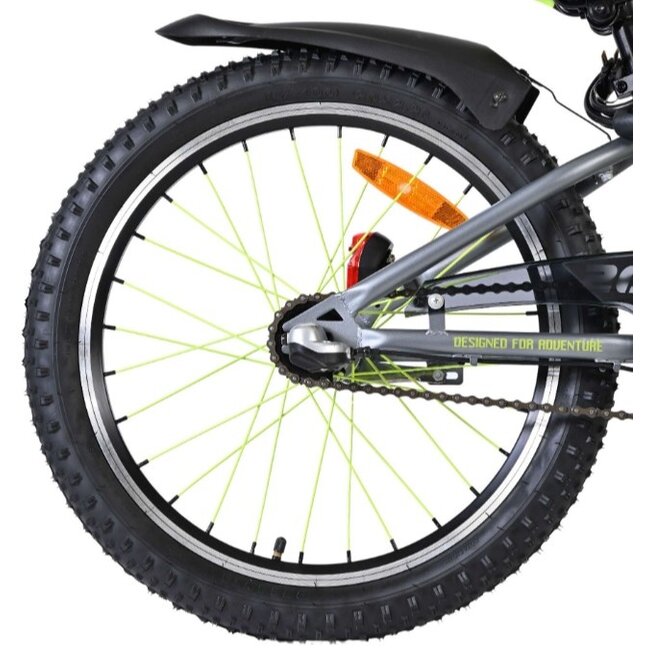 Volare Jongensfiets 20 Inch Rocky Groen Grijs 3V 42014