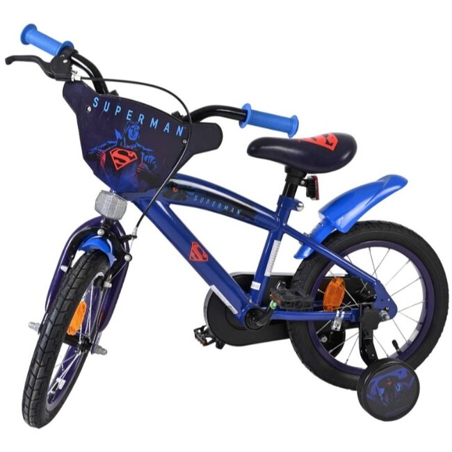 Superman Jongensfiets 14 Inch Blauw 20552