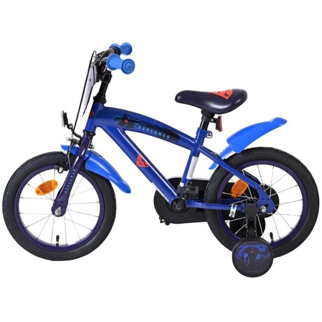 Superman Fiets 14 Inch Zwart Blauw 20552-CB14