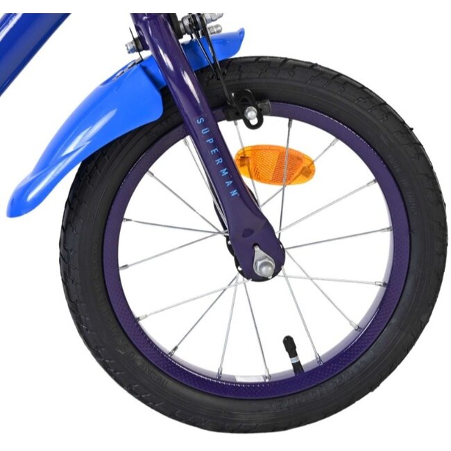 Superman Fiets 14 Inch Zwart Blauw 20552-CB14
