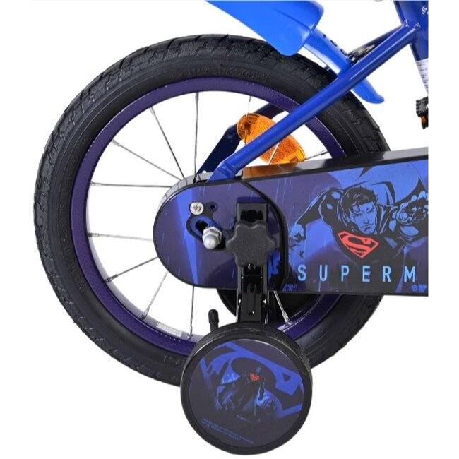 Superman Jongensfiets 14 Inch Blauw 20552