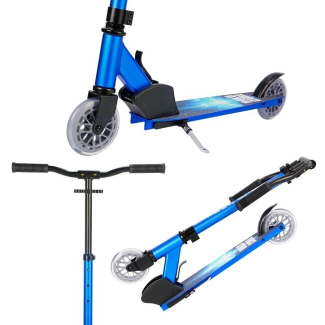 Inklapbare Step Boldcube Deluxe Blauw