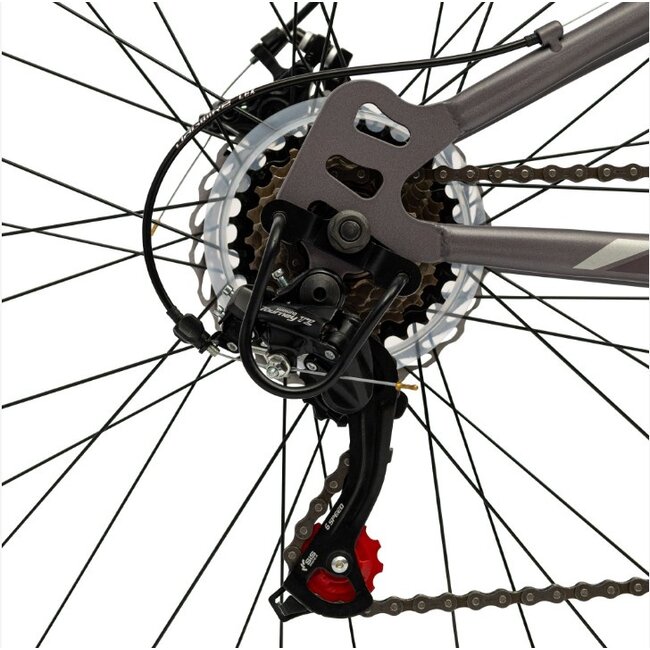Jongens Mountainbike 27.5 Inch Huffy Marker Grijs 26752W
