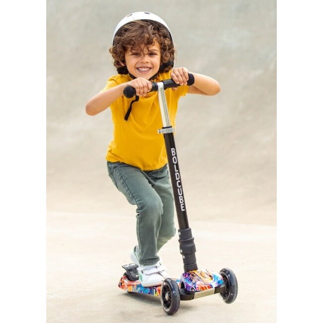 Boldcube Big Driewiel Step Graffiti - Showroom Model