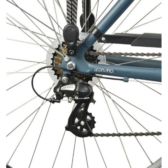 Legnano Aluminium Herenfiets 28 Inch Cambridge 7 Versnellingen Grijs