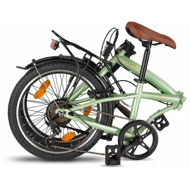 Vouwfiets 20 Inch Pacto Ten 6V Mint Groen
