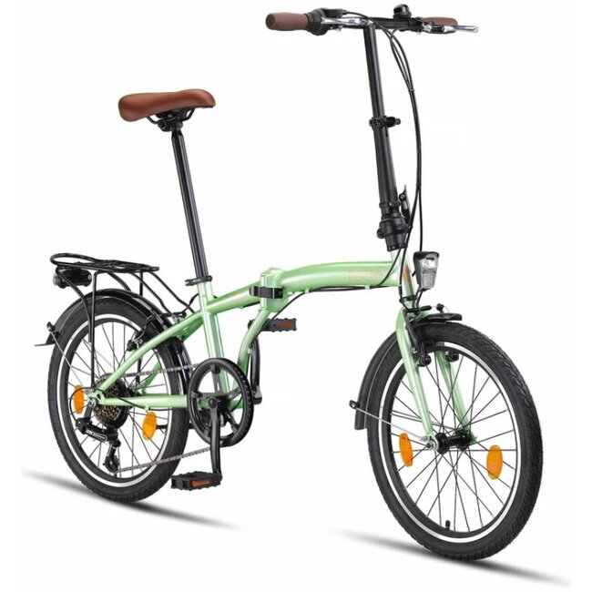 Pacto Vouwfiets 20 Inch Ten 6 Versnellingen Mint Groen