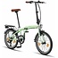 Vouwfiets 20 Inch Pacto Ten 6V Mint Groen