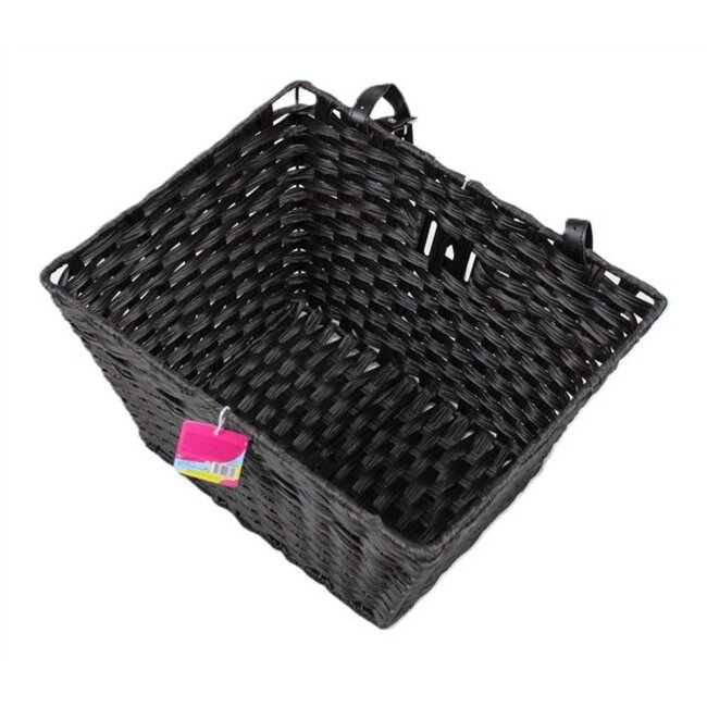 Kunststof Gevlochten Fietsmand Groot