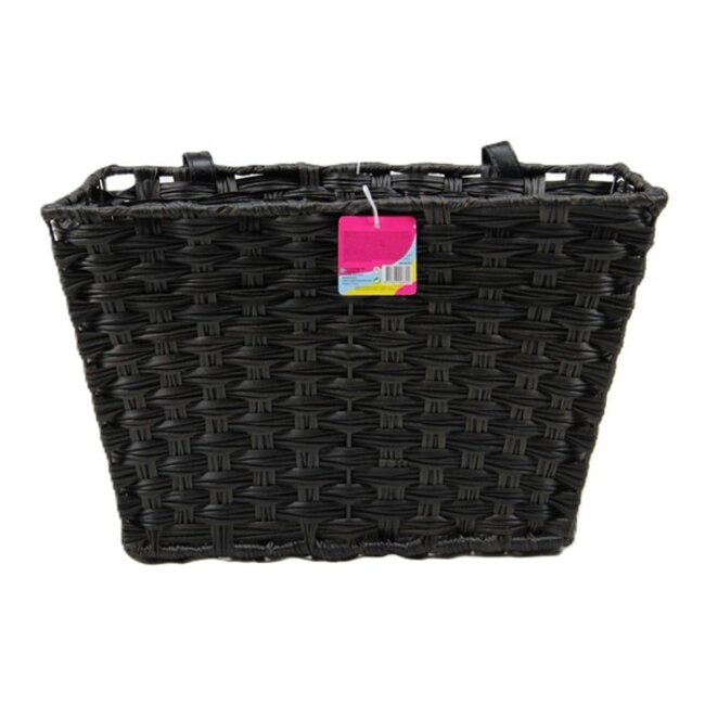 Kunststof Gevlochten Fietsmand Groot