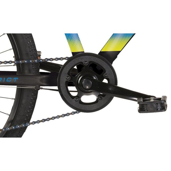 MBM Jongens Mountainbike 24 Inch 7 Versnellingen District Zwart Blauw