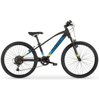 MBM MBM Jongens MTB 24 Inch District Zwart Blauw