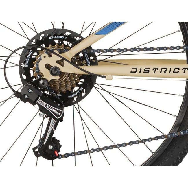 Jongens Mountainbike 24 Inch MBM District 7V Zand