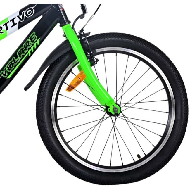 Volare Sportivo Jongensfiets 20 Inch Groen 22114 - Terugtraprem