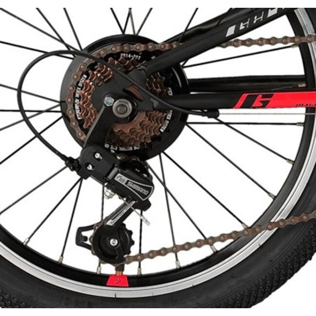 Jongens Mountainbike 20 Inch Geroni Magnum Rood