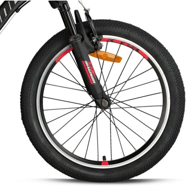Jongens Mountainbike 20 Inch Geroni Magnum Rood